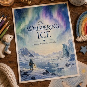 Arctic Adventure Printable | Waldorf Inspired Winter Homeschool Unit Study | Arctic Explorer Journal | Nature Study & Creative Writing PDF