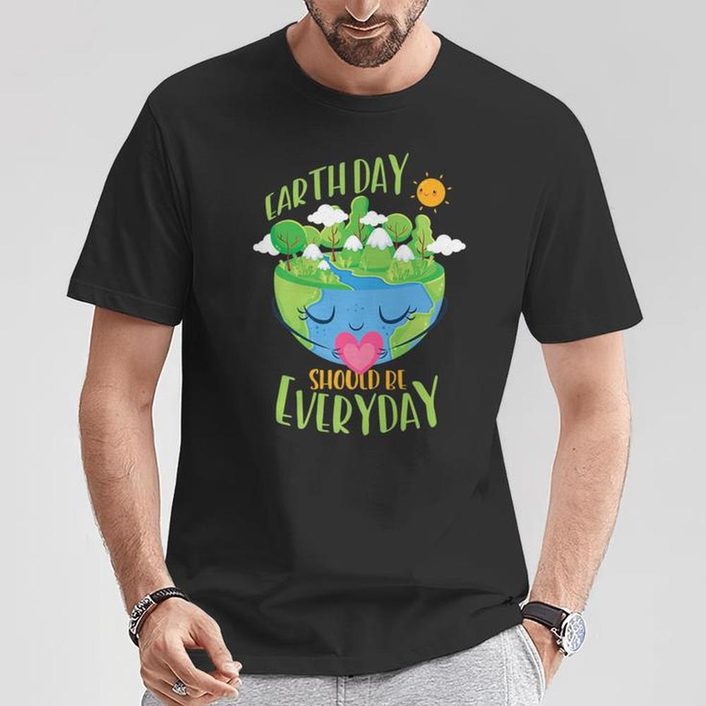 Earth Day Everyday T-shirt, Love Nature Graphic Tee, Eco Friendly ...