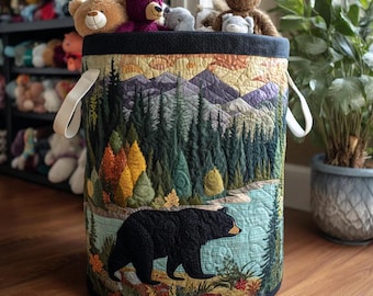 Forest Paws Laundry Basket Laundry Gifts, Housewarming Gift Ideas, Mother'S Day Gifts