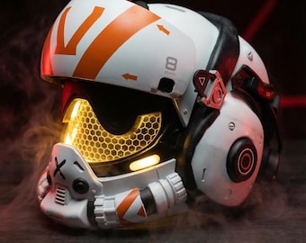 Titanfall Helm 3D Stl File, Rifle Pilot, futuristisch, Cyber Craft, Printable (Digitaler Download)