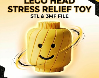 Archivos STL de Twisty Head, Spinner imprimible en 3D, Juguete antiestrés para niños, Alivio del estrés, Satisfactorio