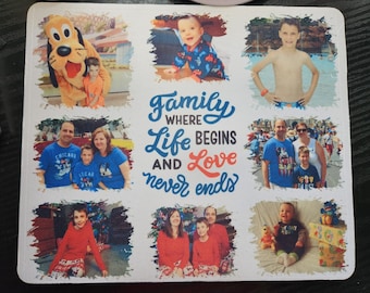 Custom Photo Collage Mousepad