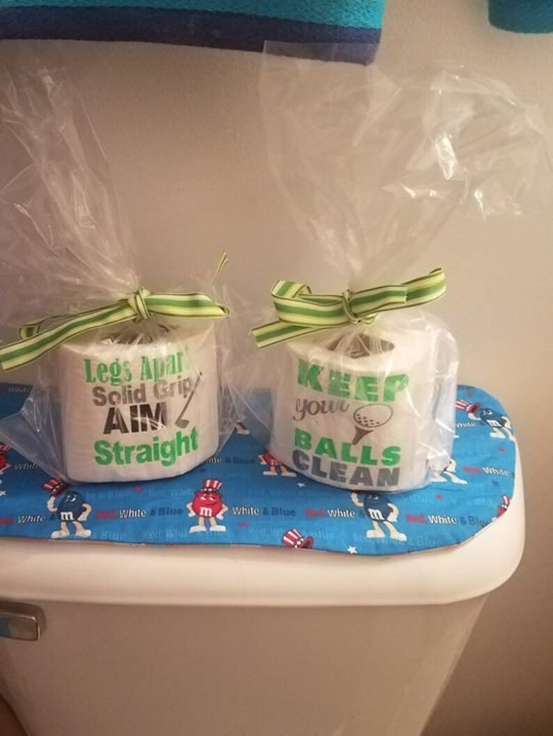 Funny Golf Toilet Paper Etsy