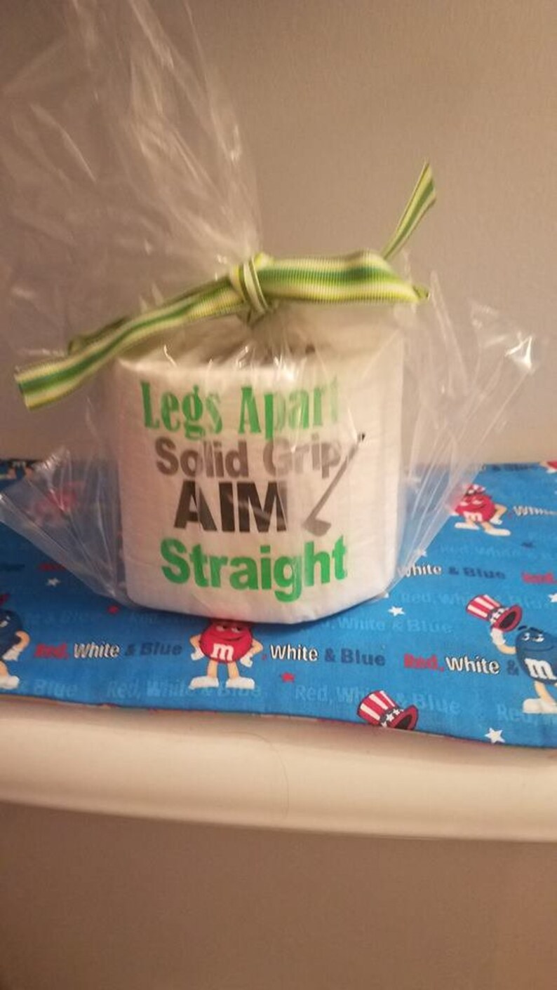 Funny Golf Toilet Paper Etsy