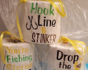 Fishing Funny Toilet Paper