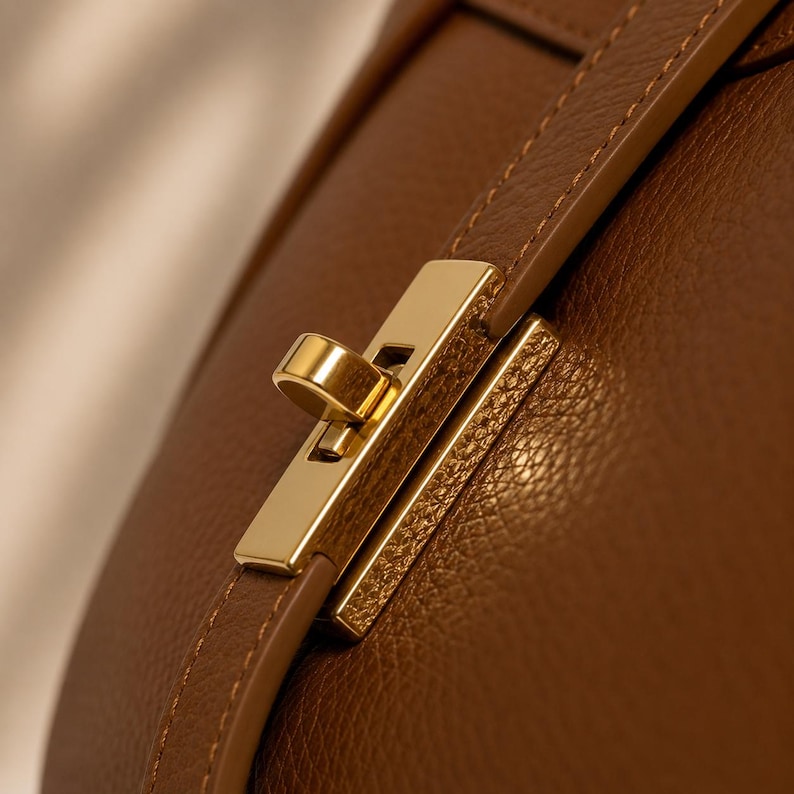 Large luxury leather tote bag designed for office work travel and everyday fashion use.