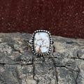 Wild Horse Turquoise Ring – 925 Sterling Silver Bold Statement Band