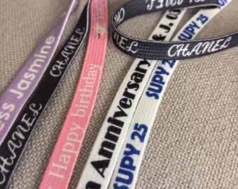 Cordones de zapatos con fotos personalizadas, cordones de zapatos con impresión de nombre/logotipo personalizado, regalos de aniversario de cumpleaños/boda, cordones de zapatos adecuados para todo tipo de zapatos.