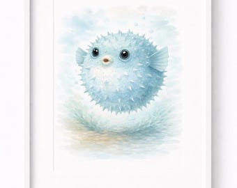 9 Cute Ocean Coastal Nursery Wall Art Printable Download