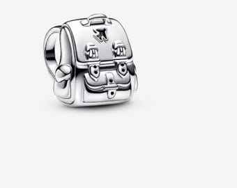 Adventure Backpack Charm , S925 Charm For Bracelet and Necklace , Fit Pandora Jewelry
