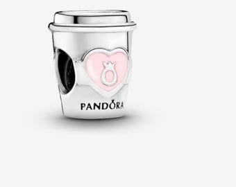 Take a Break Coffee Cup Charm , S925 Charm For Bracelet and Necklace , Fit Pandora Jewelry