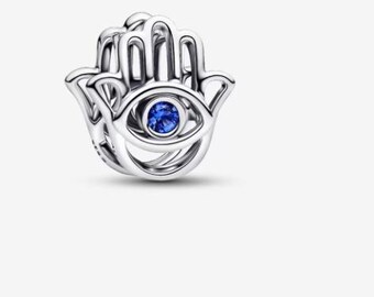 Hand Charm, 925 Sterling Silver Charm Jewelry for Bracelet and Necklace