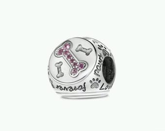 Pandora Cute Claw Bones Charm, S925 Sterling Silver for Bracelet, Jewelry Gift for Her