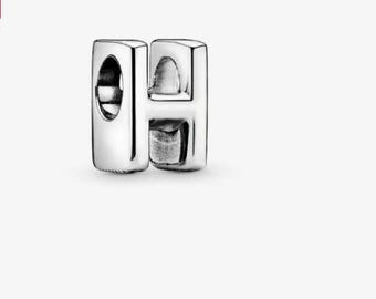 Letter H Alphabet Charm , S925 Charm For Bracelet and Necklace , Fit Pandora Jewelry