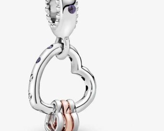 Heart Full of Hearts Charm, 925 Sterling Silver Charm Jewelry for Bracelet and Necklace