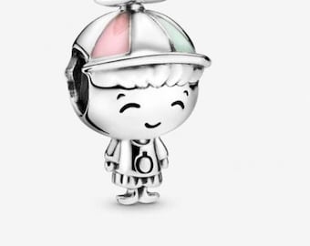 Little Boy Charm , S925 Charm For Bracelet and Necklace , Fit Pandora Jewelry