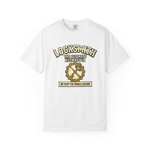 Locksmith Keymaster Illustration T-shirt | We Keep The World Secure