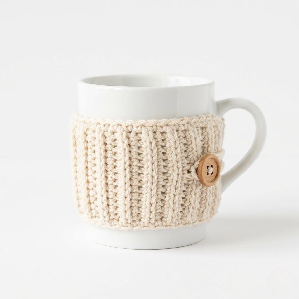 38 Crochet Patterns for Gifts, Decor, Accessories, and Amigurumi 25 Beginner Crochet Cup Cozy Pattern