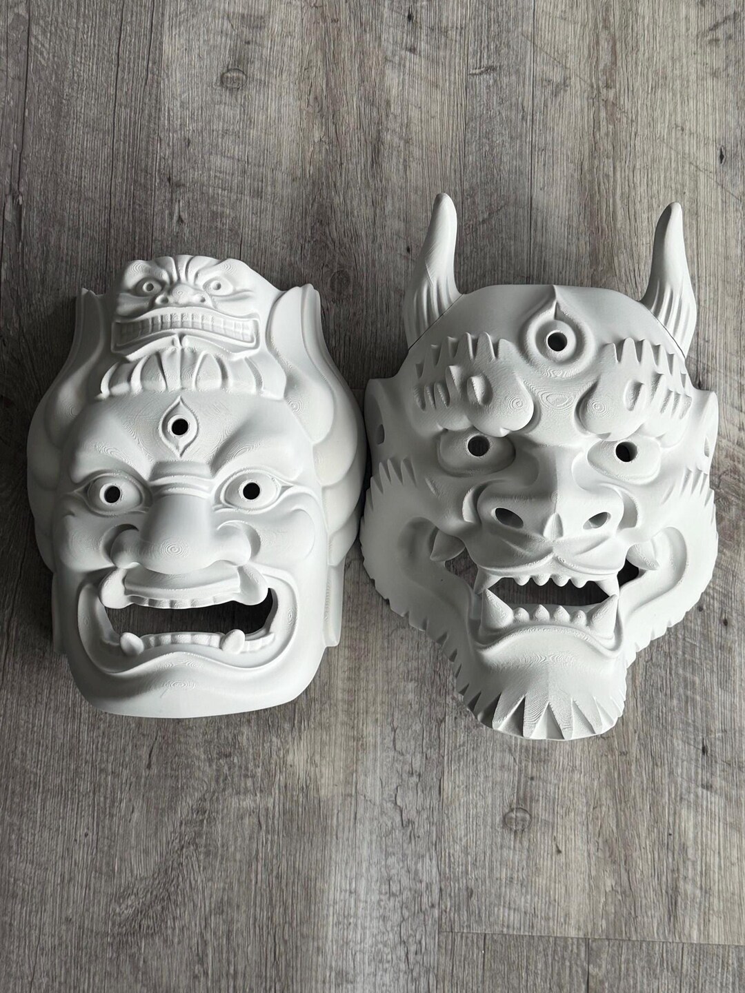 Esoteric Mask Aizen Myoo and 3-eyed Oni Mask (STL Print Files) - Wisdom King & Triple ...