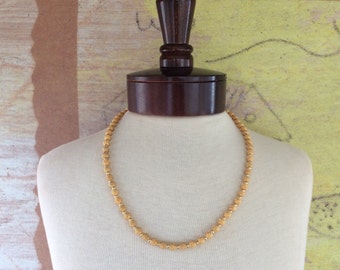 Napier Gold Bead Set • Vintage Necklace Bracelet • Monet Earrings • Gold Tone Necklace • Statement Necklace • Costume Jewelry • Napier