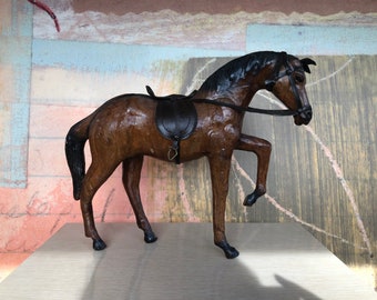 Folk Art Paper Mache Horse 1970s