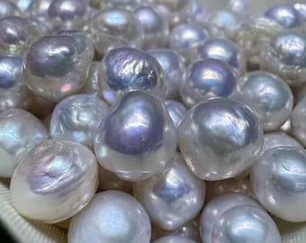 9～15mm 天然ホワイト淡水ルースバロックパール