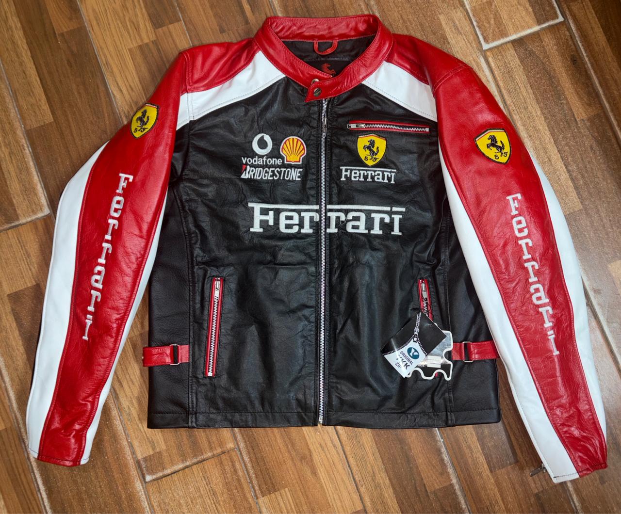 Leather ferrari jacket - Etsy 日本