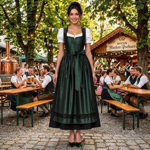 Traditional Bavarian Dirndl Dress Women - Etsy