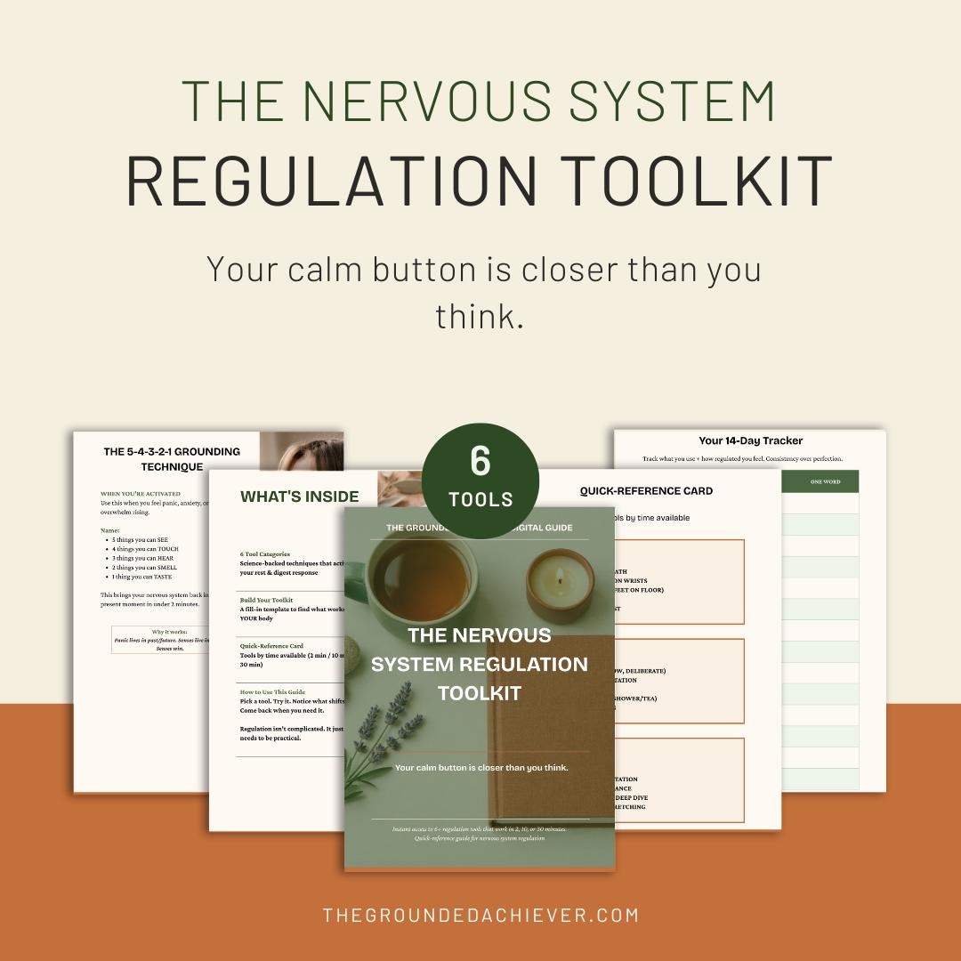 Soothing Sysystem Nervous System Regulation Toolkit • Instant Calm Guide • Breathwork ...