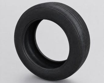Miniature Racing Slick Tire STL - 1:12 Dollhouse Miniature 3D Print File