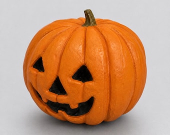 Miniature Jack O Lantern Pumpkin STL - 1:12 Dollhouse Miniature 3D Print File