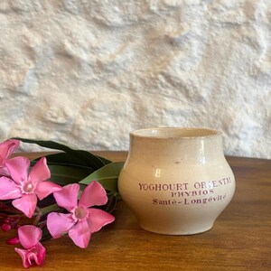 Rare antique French yogurt pot "La Fermentation Nice"
