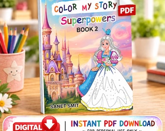 Fantasy Magic Coloring Story Book Fantasy Coloring Book for Kids Magic Story Book Kids Paperback Book Gifts for Kids Fantasy Gift