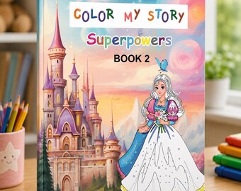 Fantasy Magic Coloring Story Book Fantasy Coloring Book for Kids Magic Story Book Kids Paperback Book Gifts for Kids Fantasy Gift