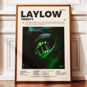 Laylow Trinity Poster | Laylow Album Poster | Rapper Poster | Wall Art Poster | Music Album Poster | French Rap Decor | Laylow Fan Gift