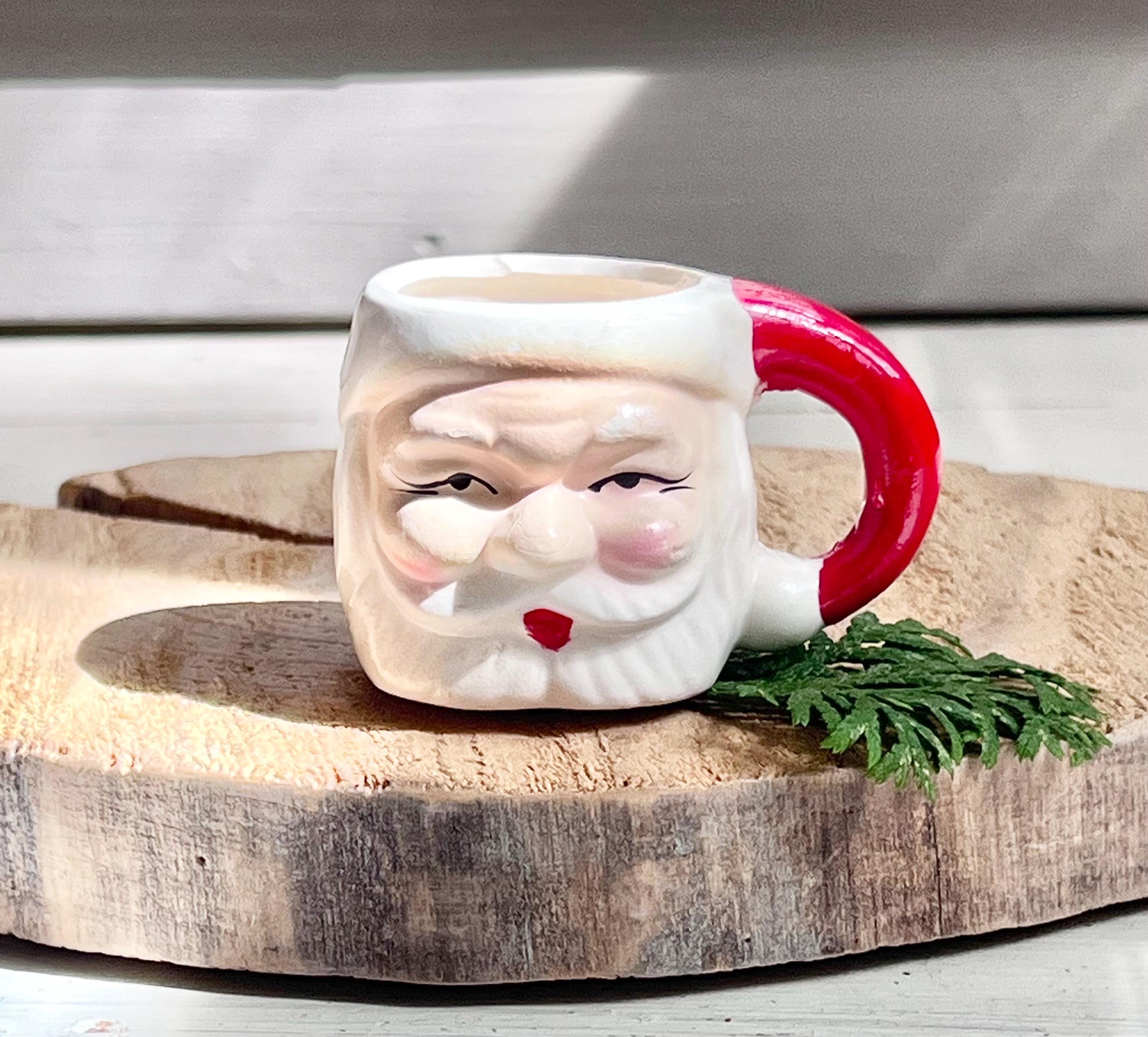 Vintage 1950 Santa Mug - Etsy