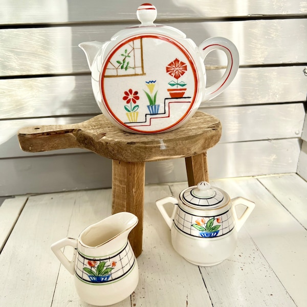 Art Deco Teapot Etsy