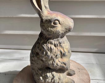 Patina Cast Iron Bunny