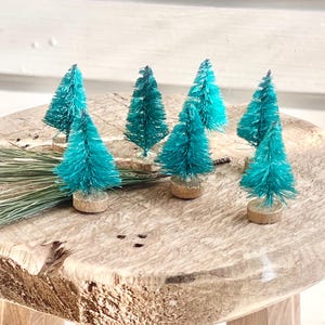 1950’s Mini Bottlebrush Tree Set of 7