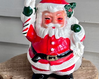 Midcentury Jolly Made in Japan Santa