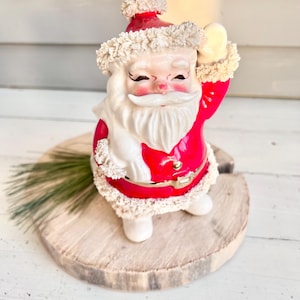 1950’s Midcentury Spaghetti Napco Santa