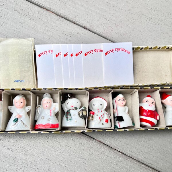 1950’s Commodore Made in Japan Christmas Full Set Placecards