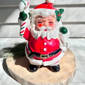 Midcentury Jolly Made in Japan Santa