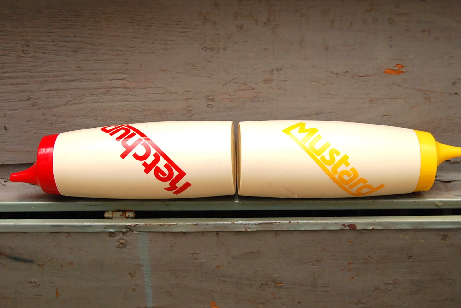 Retro Ketchup & Mustard Squeeze Bottles Etsy