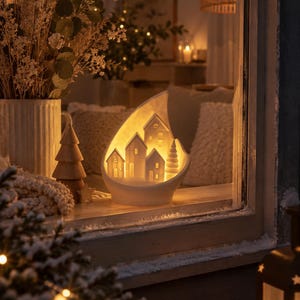 Fensterdeko weihnachten beleuchtet