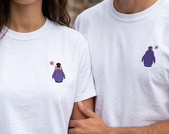 Matching Penguin T-Shirts for Couples, Friends, Family – Cozy Winter Apparel