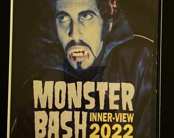 Monster Bash 2022 Zandor Vorkov Interview 30 min DVD - Dracula Speaks 50 years later - Autographed!