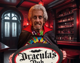 Official Zandor Vorkov Dracula's Pub 2024 signed 8 x 10 Full Color