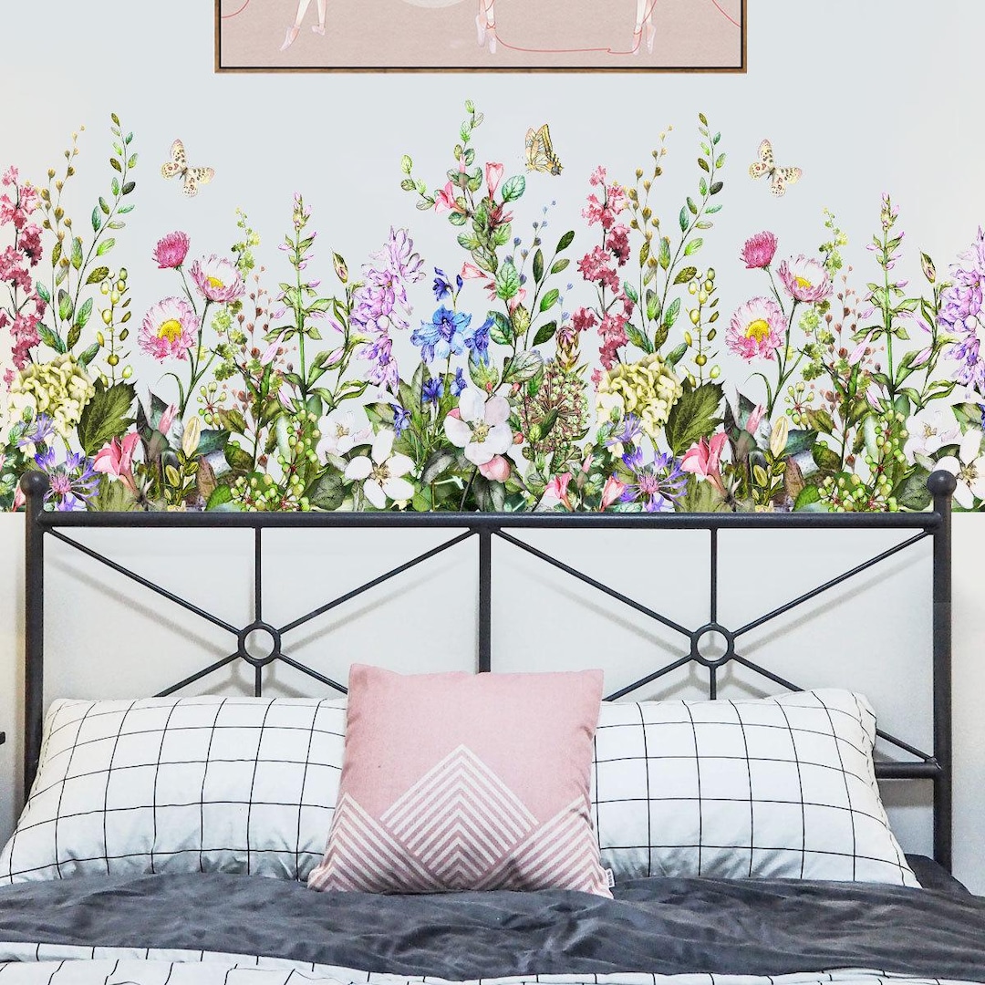 Plant and Flower Creative Cycle Multiple Collages Living Room ...