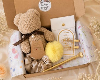 Personalized Bridesmaid Proposal Gift Box, Maid of Honor Wedding Party Favor, Custom Name Box